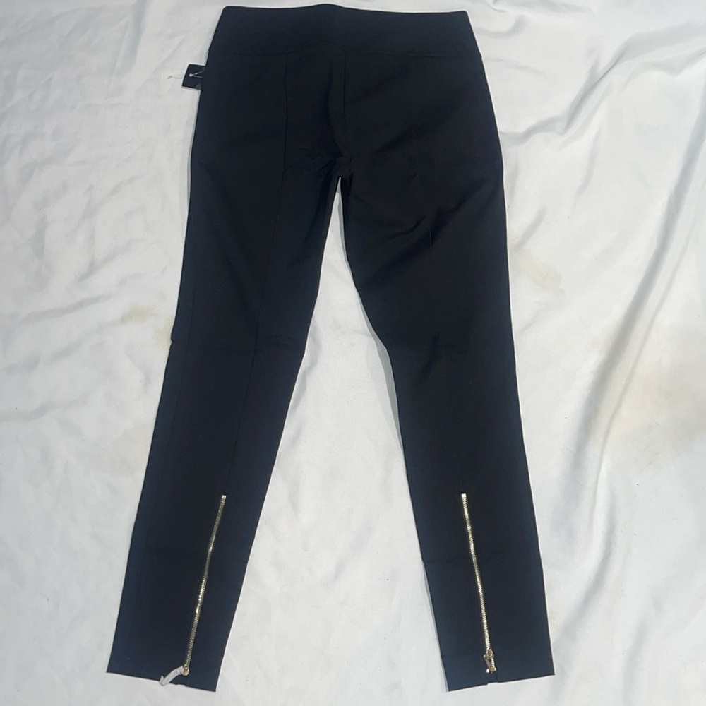 New Guess Marciano Stretch Slim Straight Black Pants 8 M - Picture 5 of 10